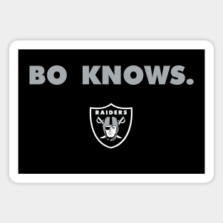 BO KNOWS RAIDER NATION! Magnet